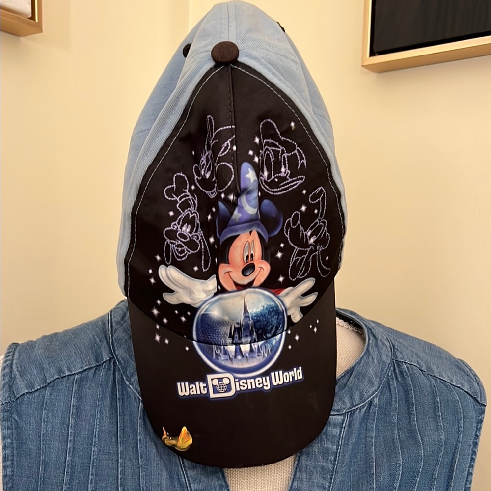 Disney Parks Authentic Youth Hat - Black and Blue